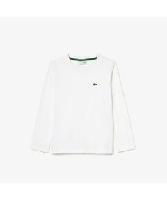 JUNIORベーシックワニロゴパッチ長袖Tシャツ