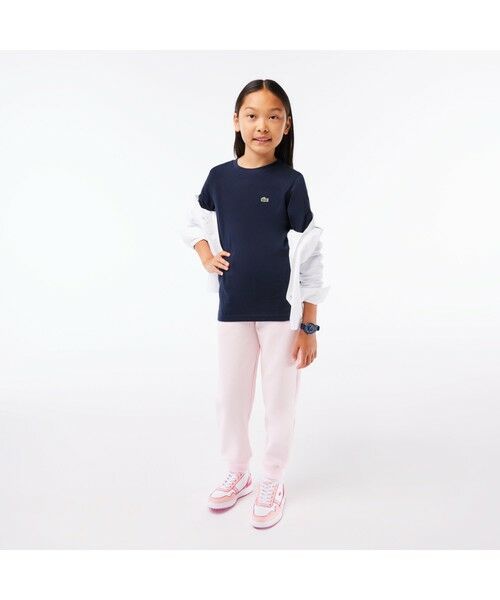 LACOSTE / ラコステ Tシャツ | JUNIORベーシックワニロゴパッチ長袖Tシャツ | 詳細7