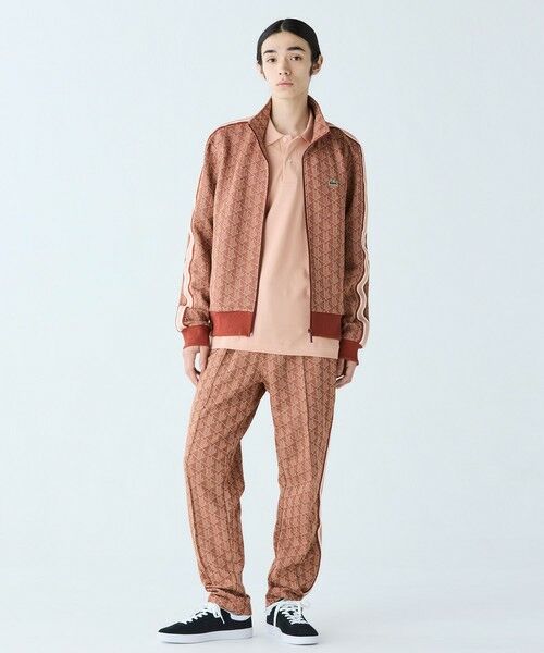 LACOSTE / ラコステ チノ・ワークパンツ | サイドテーピングモノグラムジャカードトラックパンツ | 詳細17