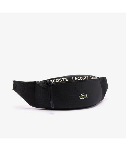 LACOSTE / ラコステ メッセンジャーバッグ・ウエストポーチ | LCSTシーズナル コーテッドキャンバスロゴストライプバナナバッグ | 詳細5