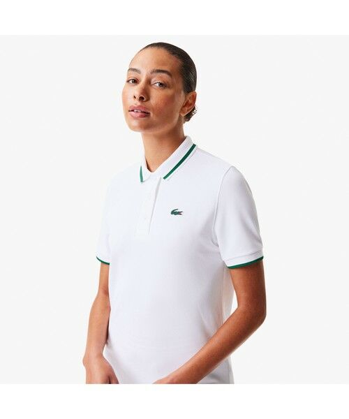 LACOSTE / ラコステ ポロシャツ | クーリングドライボーダーリブニットポロシャツ | 詳細1