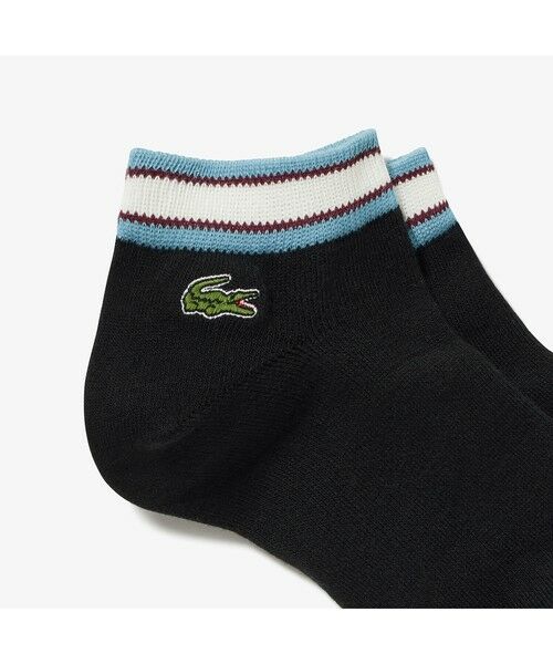 LACOSTE / ラコステ ソックス | フレンチボーダーリブニットくるぶし丈ソックス | 詳細1