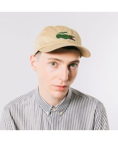 LACOSTE / ラコステ キャップ | オーバーサイズワニロゴステッチキャップ