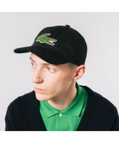 LACOSTE / ラコステ キャップ | オーバーサイズワニロゴステッチキャップ