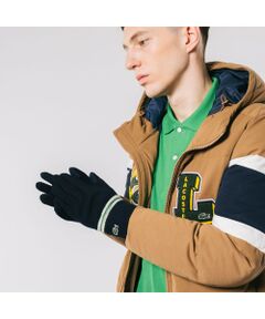 クロックエンボスレザーグローブ （手袋）｜LACOSTE / ラコステ