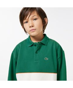 LACOSTE / ラコステ ポロシャツ | カラーブロックJUNIOR長袖ポロシャツ
