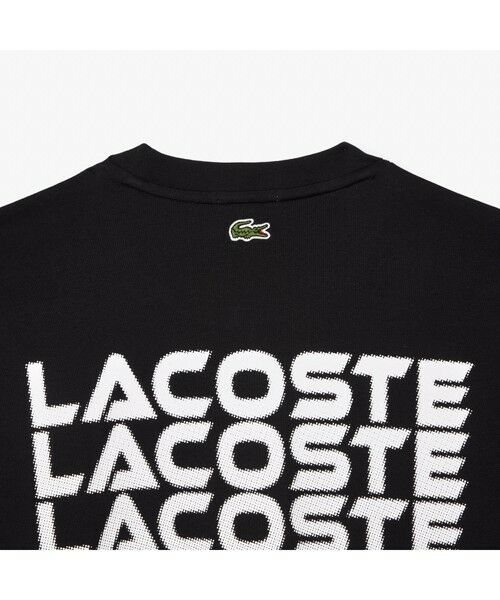 LACOSTE / ラコステ Tシャツ | グラデーションブランドネームロゴプリントロングスリーブTシャツ | 詳細6