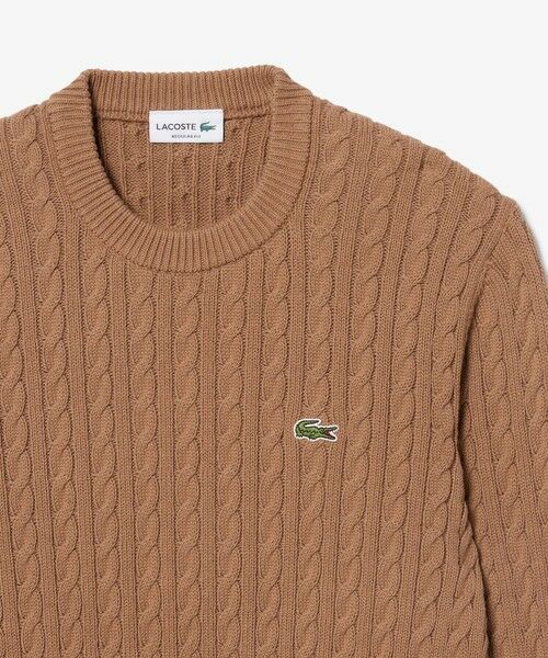 LACOSTE / ラコステ ニット・セーター | ケーブルニットセーター | 詳細10