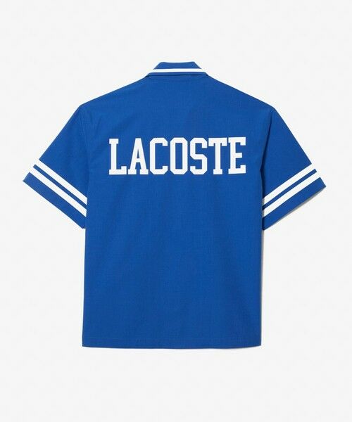 LACOSTE / ラコステ シャツ・ブラウス | 配色ライン オーバーサイズ バックプリントオープンカラーシャツ | 詳細4