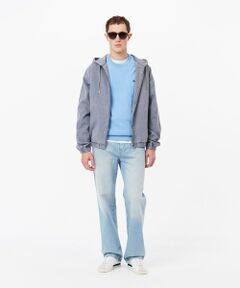 LACOSTE / ラコステ デニムパンツ | オーガニックコットン ベーシック ルーズフィット ストレートデニムパンツ