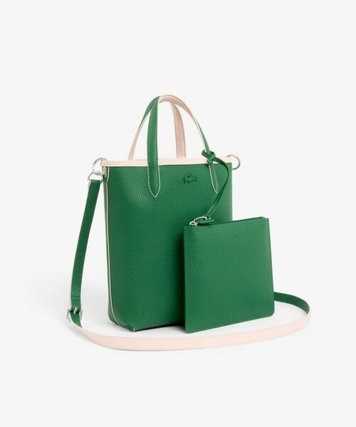LACOSTE / ラコステ トートバッグ | ANNAリバーシブル縦型 2WAY トートバッグ / クラッチバッグ付き | 詳細19