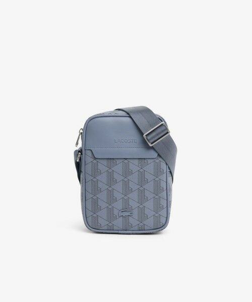 LACOSTE / ラコステ ショルダーバッグ | ザ ブレンド モノグラムバーティカルショルダーバッグ（グレー）