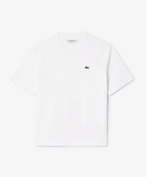 LACOSTE / ラコステ Tシャツ | ハイクオリティ ピマコットン仕立て ワンポイントソフトタッチ半袖Tシャツ | 詳細2