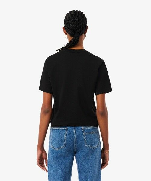 LACOSTE / ラコステ Tシャツ | ハイクオリティ ピマコットン仕立て ワンポイントソフトタッチ半袖Tシャツ | 詳細5