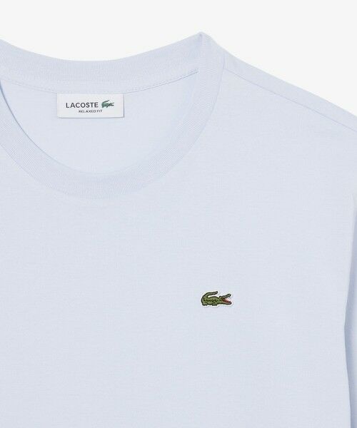 LACOSTE / ラコステ Tシャツ | ハイクオリティ ピマコットン仕立て ワンポイントソフトタッチ半袖Tシャツ | 詳細9