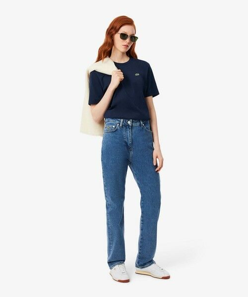 LACOSTE / ラコステ Tシャツ | ハイクオリティ ピマコットン仕立て ワンポイントソフトタッチ半袖Tシャツ | 詳細12