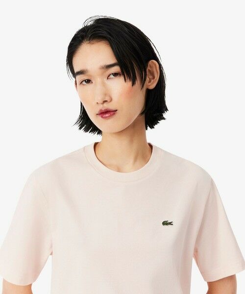 LACOSTE / ラコステ Tシャツ | ハイクオリティ ピマコットン仕立て ワンポイントソフトタッチ半袖Tシャツ | 詳細15