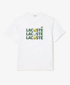 ボールグラフィックプリントTシャツ