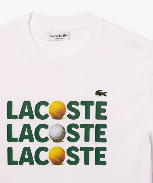 LACOSTE / ラコステ Tシャツ | ボールグラフィックプリントTシャツ | 詳細4