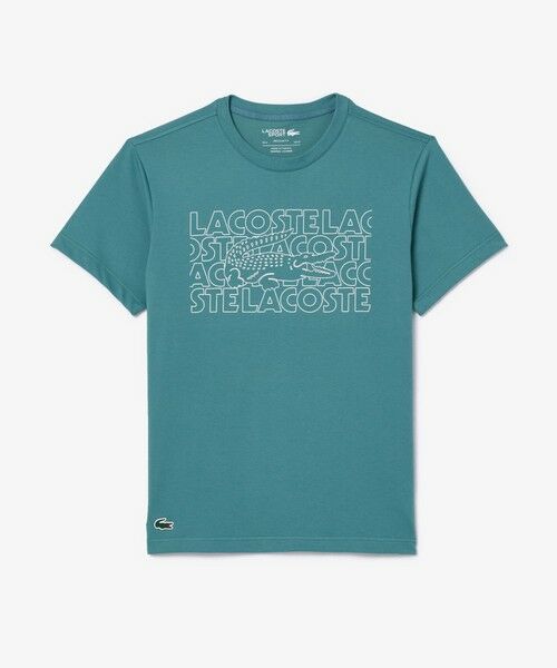 LACOSTE / ラコステ Tシャツ | ネーム＆ワニロゴグラフィックドライTシャツ | 詳細13