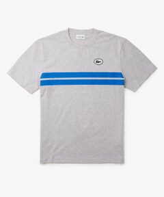 LACOSTE / ラコステ Tシャツ | フロントボーダーバックプリントTシャツ