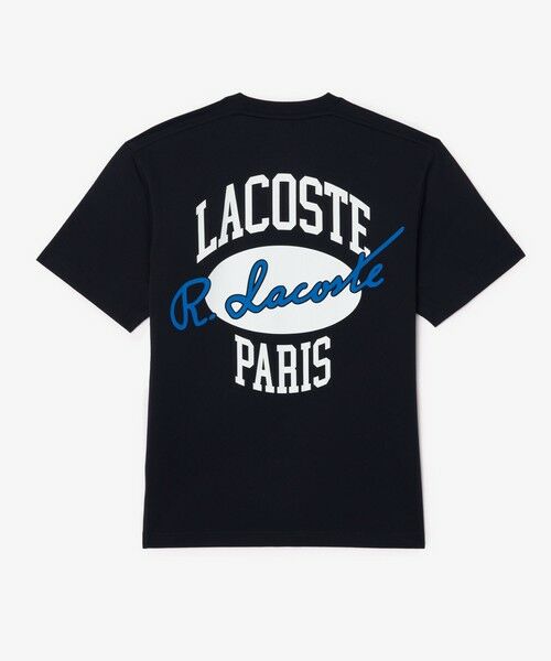 LACOSTE / ラコステ Tシャツ | フロントボーダーバックプリントTシャツ | 詳細10
