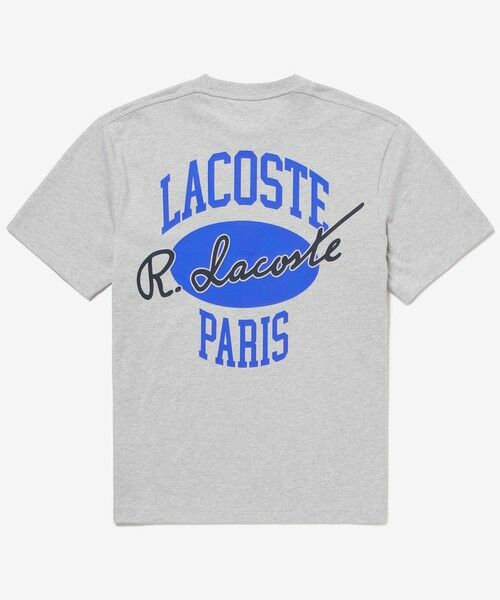【LACOSTE】Performance フロント グラフィックプリント Tシャツ セール】 テニスプレイヤーグラフィックプリントクルーネックT