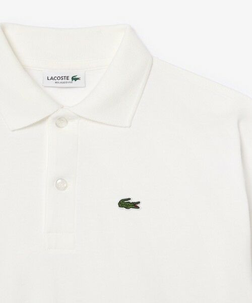 LACOSTE / ラコステ ポロシャツ | テーピングボーダーBOYS長袖ポロシャツ | 詳細2