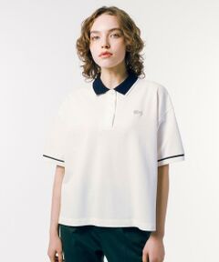 オーバーサイズ スキッパーニットポロシャツ （ポロシャツ）｜LACOSTE