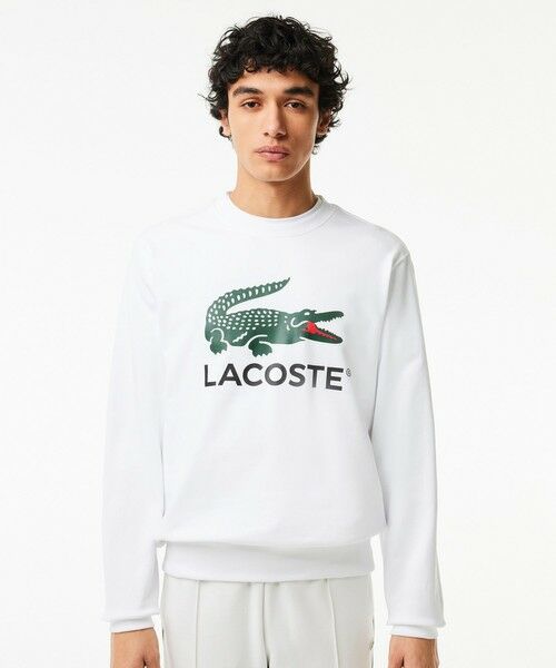 LACOSTE / ラコステ スウェット | 裏パイル エッセンシャルアイコングラフィッククルーネックスウェット | 詳細1