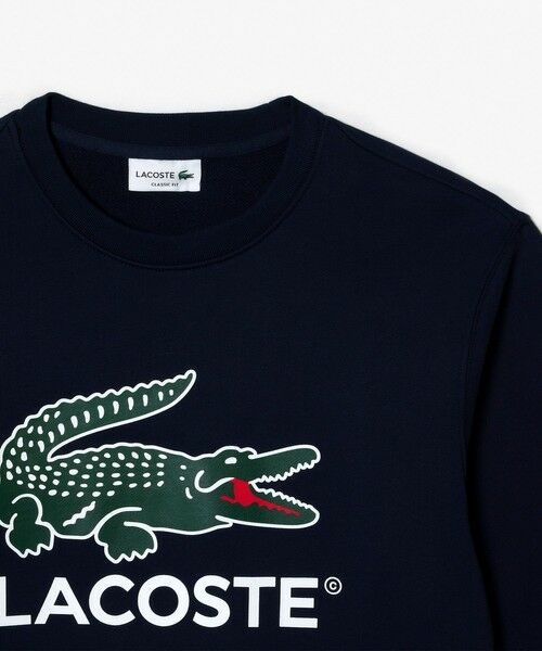 LACOSTE / ラコステ スウェット | 裏パイル エッセンシャルアイコングラフィッククルーネックスウェット | 詳細10