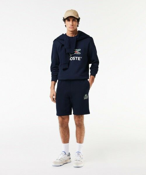 LACOSTE / ラコステ スウェット | 裏パイル エッセンシャルアイコングラフィッククルーネックスウェット | 詳細12