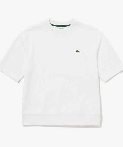 LACOSTE / ラコステ Tシャツ | オーガニックコットン 裏パイル地 オーバーサイズ プレミアム半袖スウェット | 詳細3