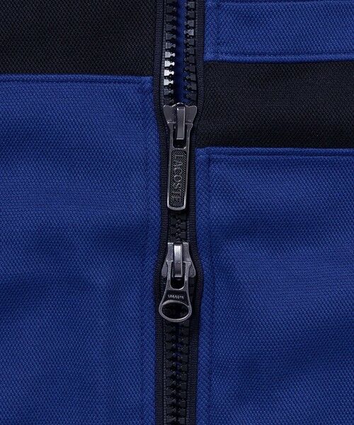 LACOSTE / ラコステ その他トップス | アシンメトリーボーダーハイネック ドローストリング 鹿の子地 トラックジャケット | 詳細10