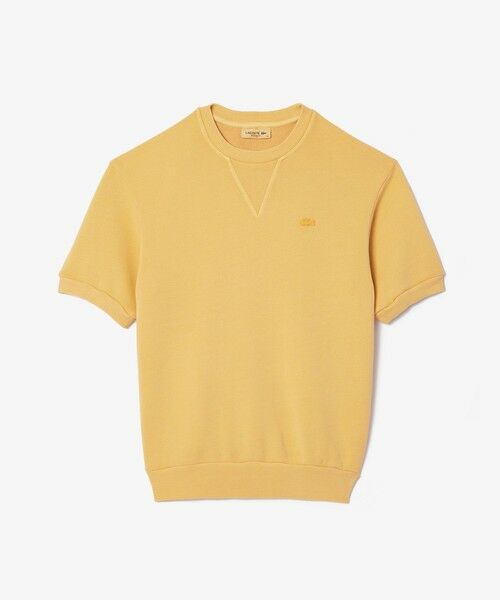 LACOSTE / ラコステ Tシャツ | オーガニックコットン 裏パイル ミネラルダイ半袖スウェット | 詳細6