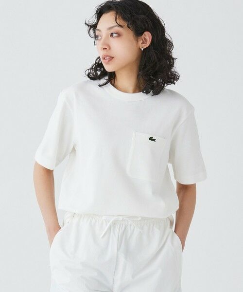 LACOSTE / ラコステ Tシャツ | 鹿の子地ポケット半袖Tシャツ | 詳細1