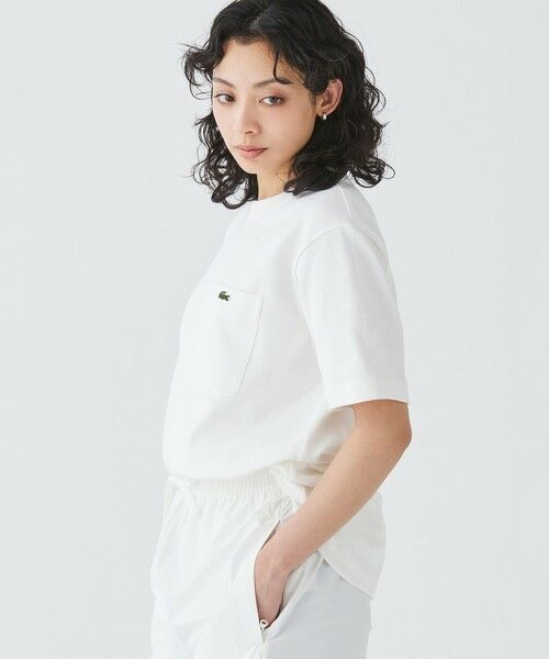 LACOSTE / ラコステ Tシャツ | 鹿の子地ポケット半袖Tシャツ | 詳細2