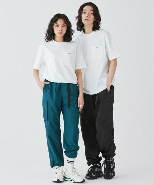LACOSTE / ラコステ Tシャツ | アウトラインクロックポケット半袖Tシャツ | 詳細4