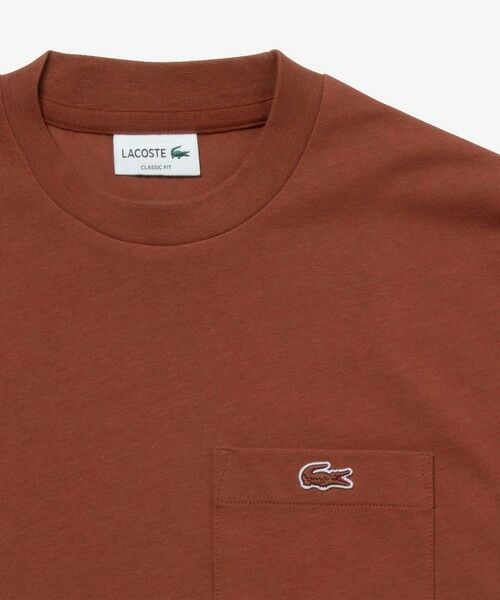 LACOSTE / ラコステ Tシャツ | アウトラインクロックポケット半袖Tシャツ | 詳細17