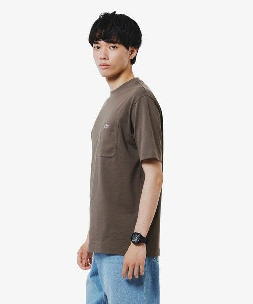 LACOSTE / ラコステ Tシャツ | アウトラインクロックポケット半袖Tシャツ | 詳細17