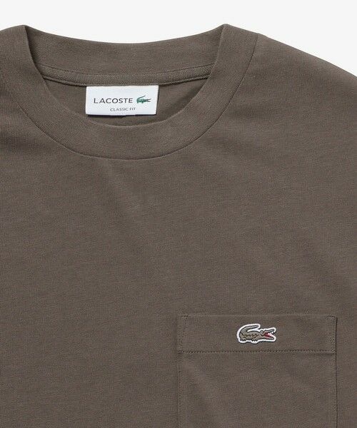 LACOSTE / ラコステ Tシャツ | アウトラインクロックポケット半袖Tシャツ | 詳細20