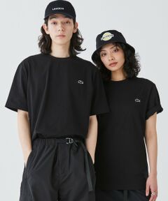 アウトラインクロッククルーネック半袖Tシャツ