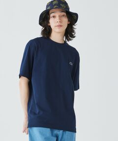 アウトラインクロッククルーネック半袖Tシャツ