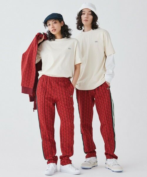 LACOSTE / ラコステ Tシャツ | アウトラインクロッククルーネック半袖Tシャツ | 詳細13