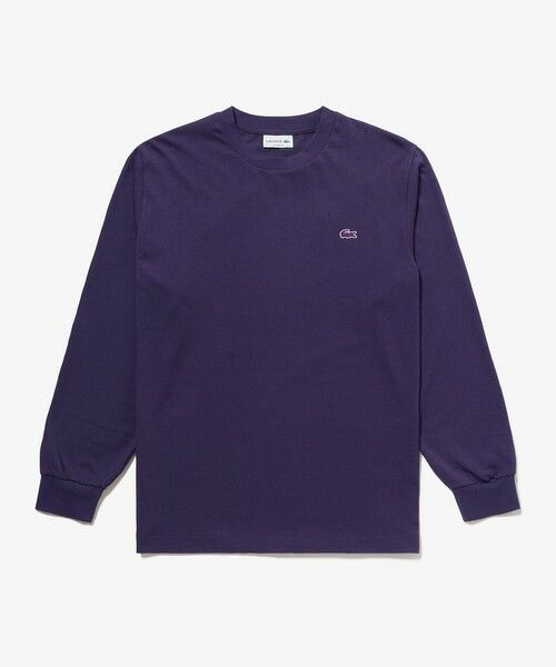 LACOSTE / ラコステ Tシャツ | ベーシックロングスリーブTシャツ / 長袖Tシャツ(パープル)
