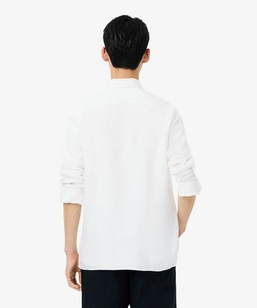 LACOSTE / ラコステ シャツ・ブラウス | リネンボタンダウン長袖シャツ | 詳細2
