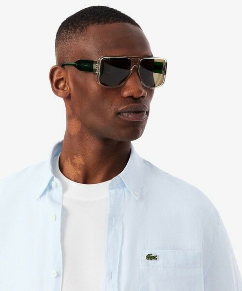 LACOSTE / ラコステ シャツ・ブラウス | リネンボタンダウン長袖シャツ | 詳細13