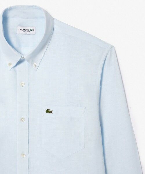 LACOSTE / ラコステ シャツ・ブラウス | リネンボタンダウン長袖シャツ | 詳細15