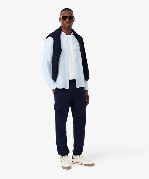 LACOSTE / ラコステ シャツ・ブラウス | リネンボタンダウン長袖シャツ | 詳細17
