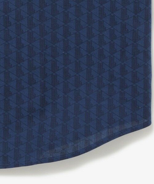 LACOSTE / ラコステ シャツ・ブラウス | モノグラム柄 プリントジャカードシャンブレーオックスフォードシャツ | 詳細10